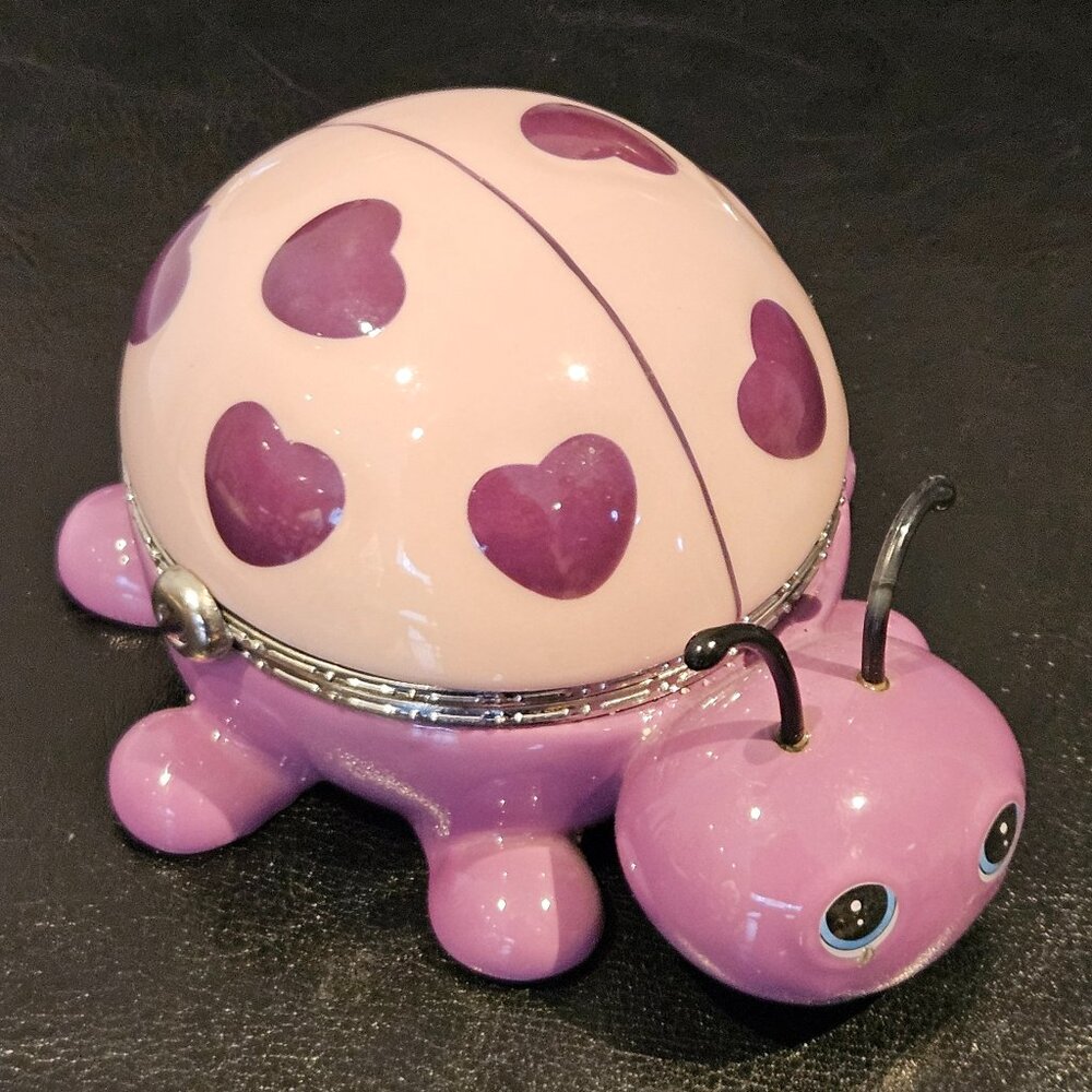 The Bradford Exchange Limoges Musical Trinket Box Lady Bug Granddaughter